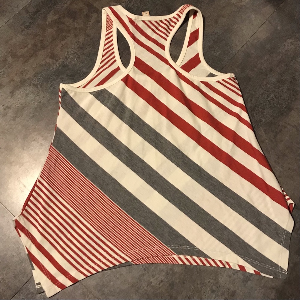 American Rag Striped Racerback Tank XS - Picture 2 of 5